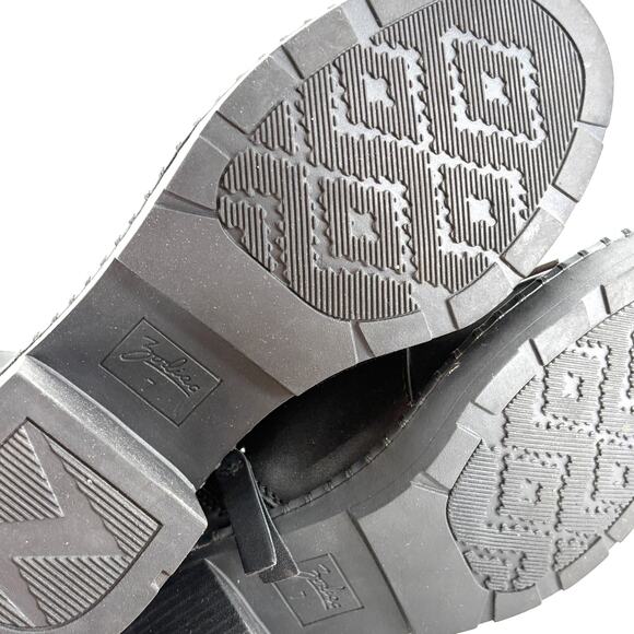 Zodiac Paxon Combat Boots 7 Black NWOT Lace Up Ankle Booties Heel Grunge 90s Y2k - Picture 7 of 7